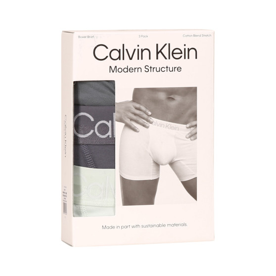 3PACK muške bokserice Calvin Klein višebojan (NB2971A-CBB)