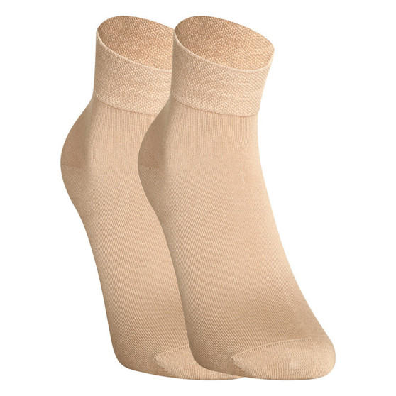 3PACK čarape Gino bambus bež (82004)