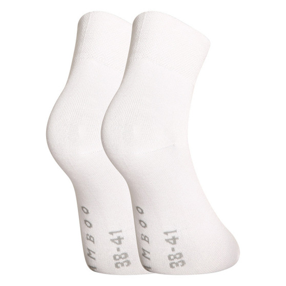3PACK čarape Gino bambus bijela (82004)