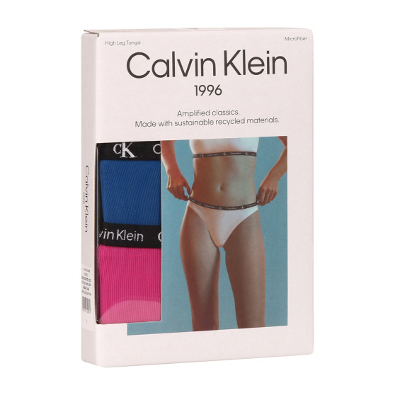 2PACK Brazilske gaćice Calvin Klein višebojan (QD5037E-C0Z)