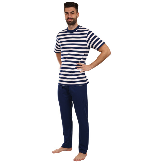 Muška pidžama Gino višebojan (79140-DCMMxB)