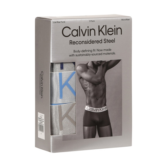 3PACK muške bokserice Calvin Klein višebojan (NB3074A-C7T)