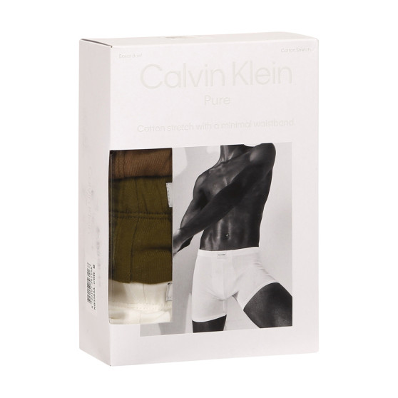 3PACK muške bokserice Calvin Klein višebojan (NB3263A-CBW)