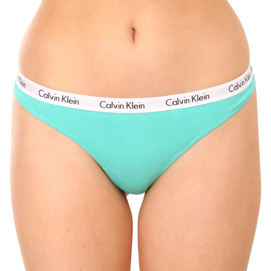 5PACK ženske tange Calvin Klein višebojan (QD3585E-BNG)