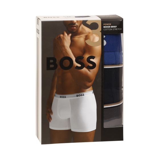 3PACK muške bokserice Hugo Boss višebojan (50475282 487)