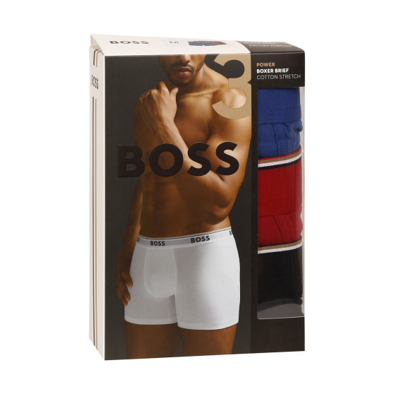 3PACK muške bokserice Hugo Boss višebojan (50475282 962)