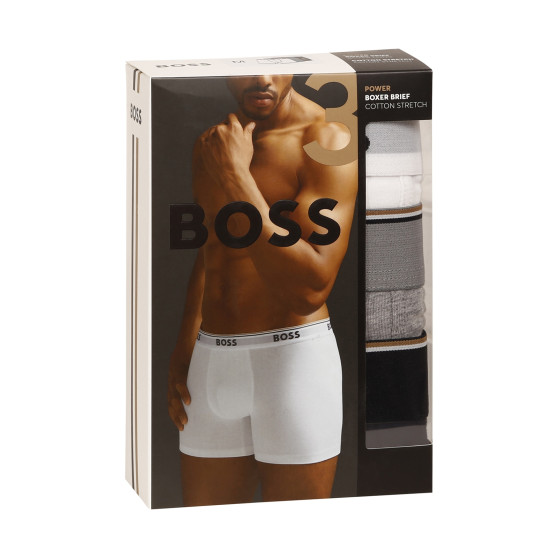 3PACK muške bokserice Hugo Boss višebojan (50475282 999)