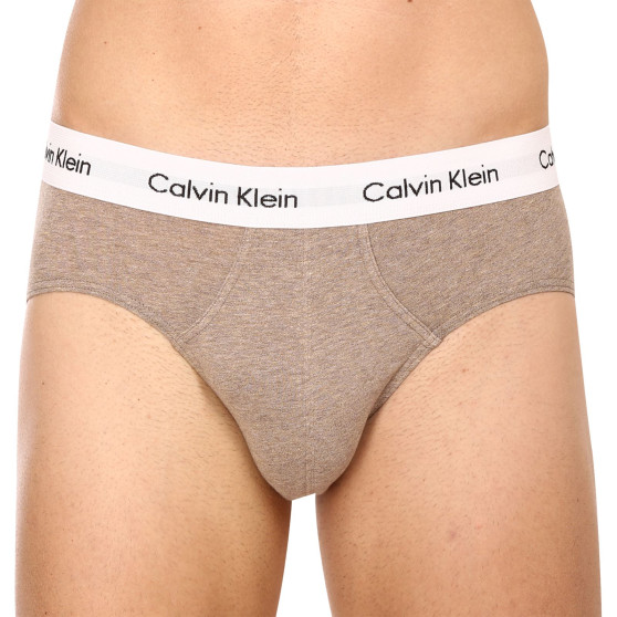 3PACK muške slip gaće Calvin Klein višebojan (U2661G-CAK)