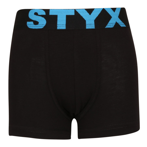 Dječje bokserice Styx sportska guma crna (GJ961)