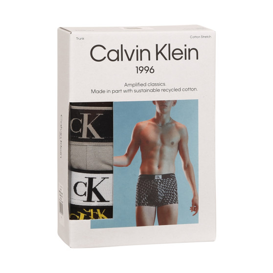3PACK muške bokserice Calvin Klein višebojan (NB3528A-DXT)