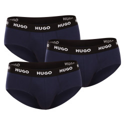 3PACK muške gaćice Hugo Boss tamno plava (50469763 410)
