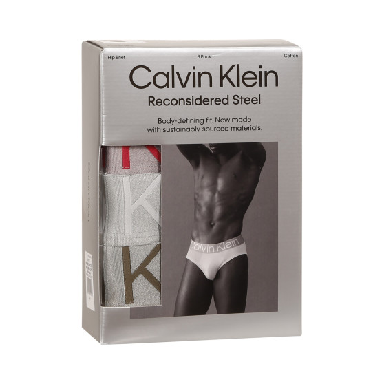 3PACK muške slip gaće Calvin Klein višebojan (NB3129A-C7Z)