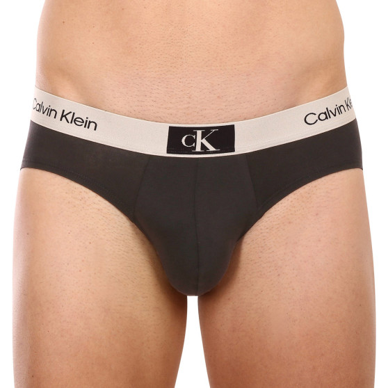 7PACK muške slip gaće Calvin Klein crno (NB3581A-CDB)