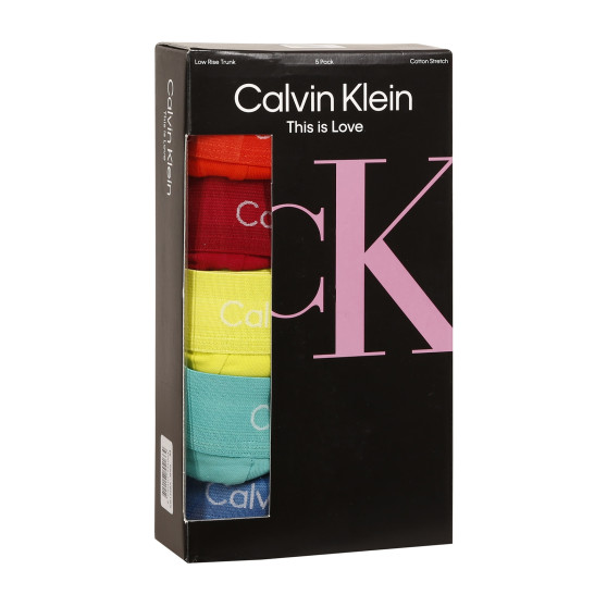 5PACK muške bokserice Calvin Klein prevelik raznobojan (NB3181A-BNG)