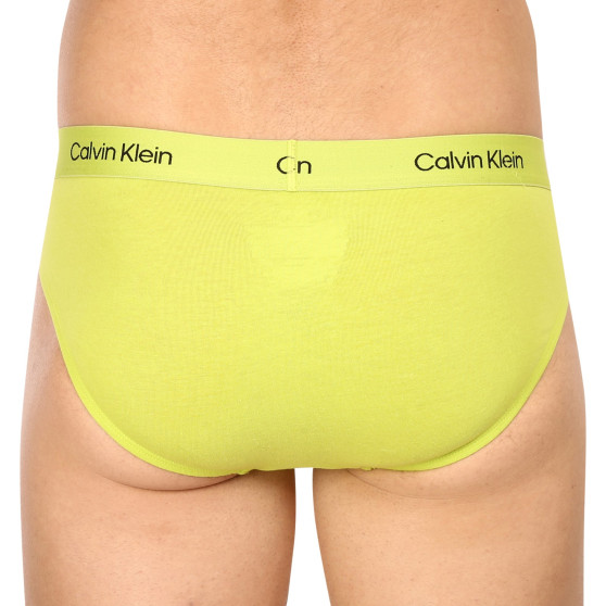3PACK muške slip gaće Calvin Klein višebojan (NB3527A-DY0)