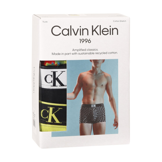 3PACK muške bokserice Calvin Klein višebojan (NB3528A-DY0)
