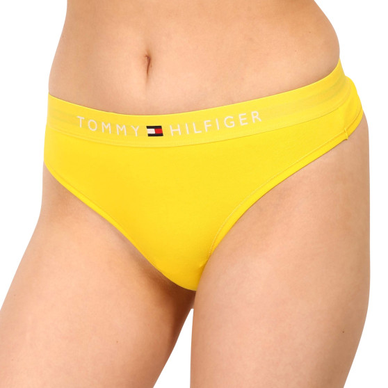 Ženske tange Tommy Hilfiger žuta boja (UW0UW04146 ZGS)