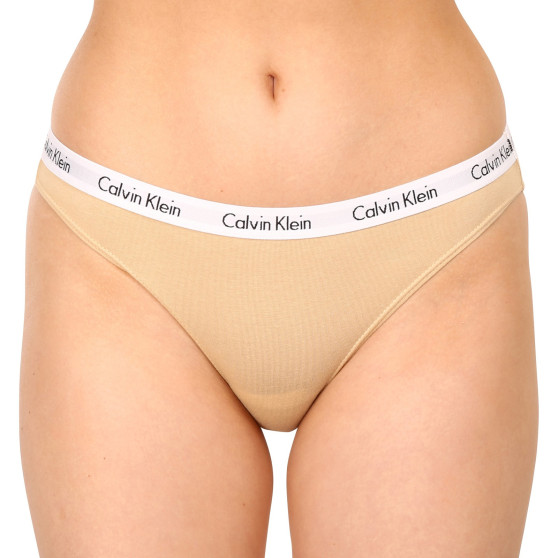 3PACK žensko donje rublje Calvin Klein višebojan (QD3588E-BP4)