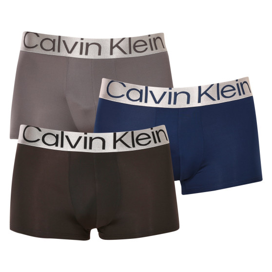 3PACK muške bokserice Calvin Klein višebojan (NB3074A-139)