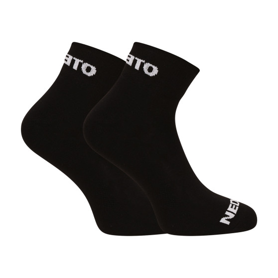 3PACK čarape Nedeto gležanj crn (3NDTPK001-brand)
