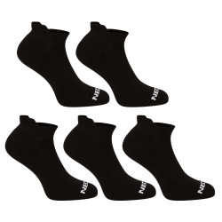 5PACK čarape Nedeto niske crne (5NDTPN001-brand)
