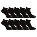 10PACK čarape Nedeto niske crne (10NDTPN001-brand)