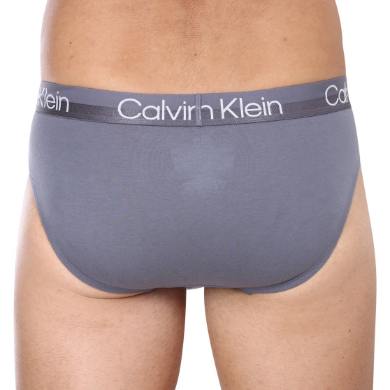 3PACK muške slip gaće Calvin Klein višebojan (NB2969A-CBJ)