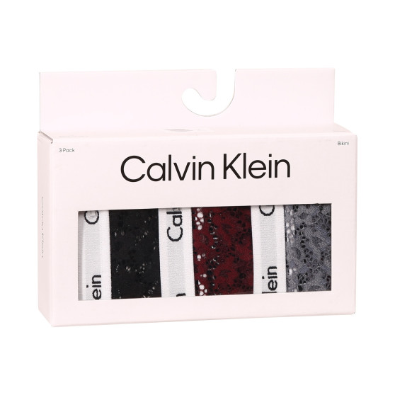 3PACK žensko donje rublje Calvin Klein prevelik raznobojan (QD3975E-BP7)