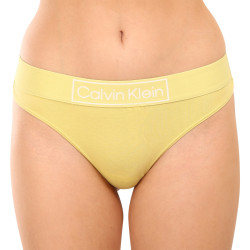 Ženske tange Calvin Klein žuta boja (QF6774E-9LD)