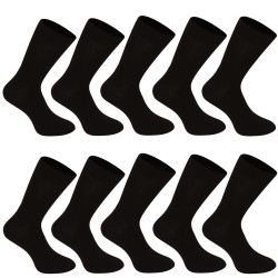 10PACK čarape Nedeto visoki bambus crn (10NDTP001)