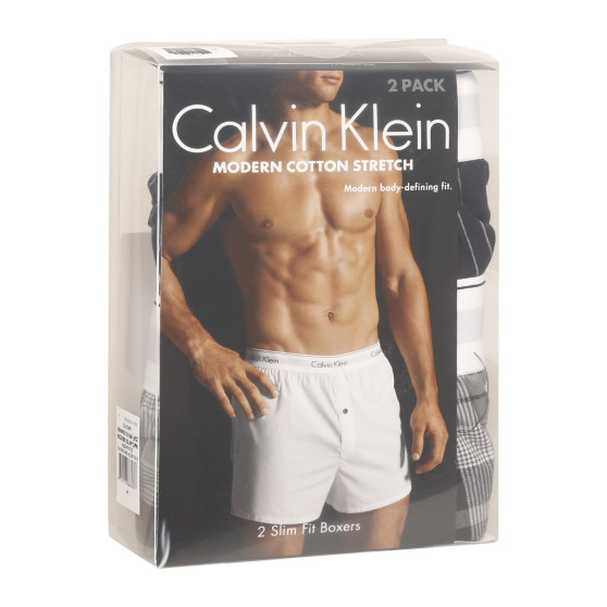 2PACK muške bokserice Calvin Klein višebojan (NB1396A-JKZ)