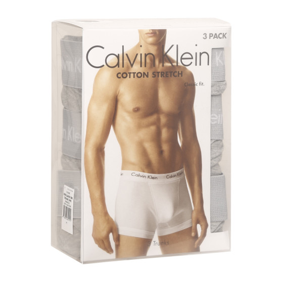 3PACK muške bokserice Calvin Klein siva (U2662G-080)