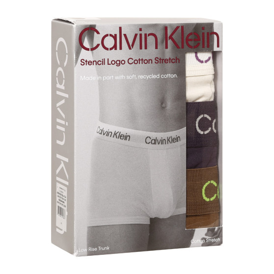 3PACK muške bokserice Calvin Klein višebojan (NB3705A-FZ4)