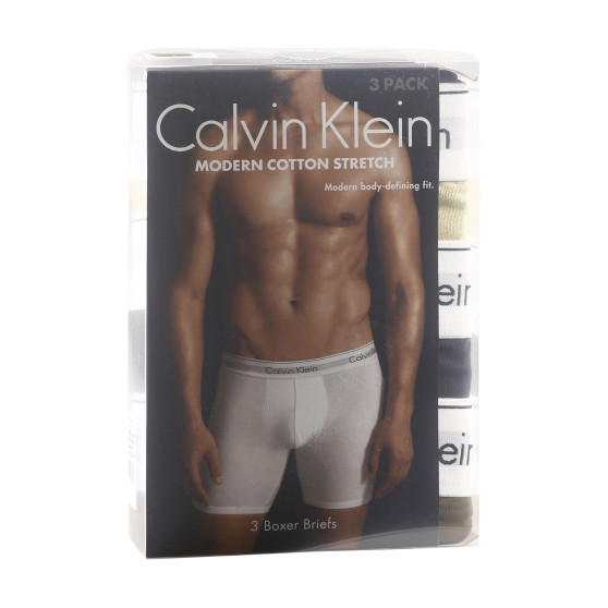 3PACK muške bokserice Calvin Klein višebojan (NB2381A-GW2)