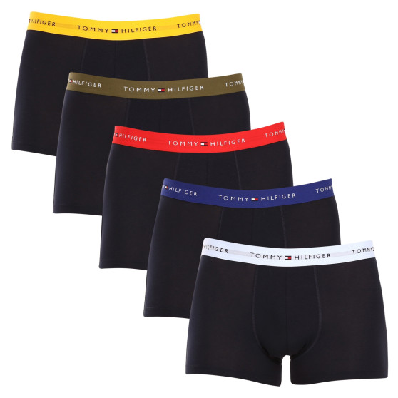 5PACK muške bokserice Tommy Hilfiger crno (UM0UM03061 0W9)