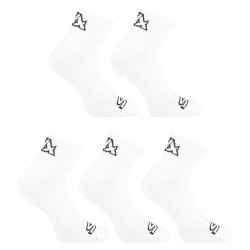 5PACK čarape Styx gležanj bijeli (5HK1061)