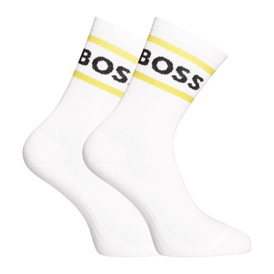 3PACK čarape BOSS visoki bijeli (50469371 106)