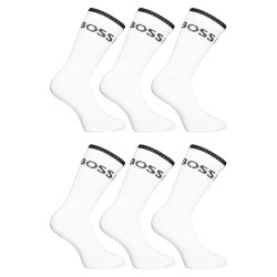 6PACK čarape BOSS visoki bijeli (50510168 100)