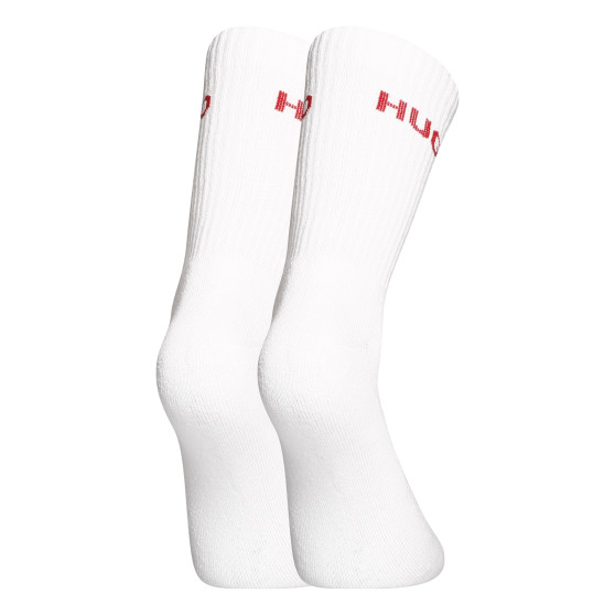 6PACK čarape HUGO visoki bijeli (50510187 100)