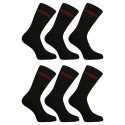 6PACK čarape HUGO visoki crni (50510187 001)