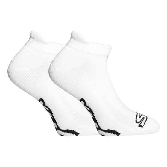 Čarape Styx niska bijela s crnim logom (HN1061)