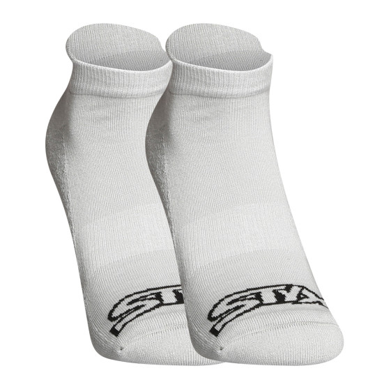 Čarape Styx nisko siva s crnim logotipom (HN1062)