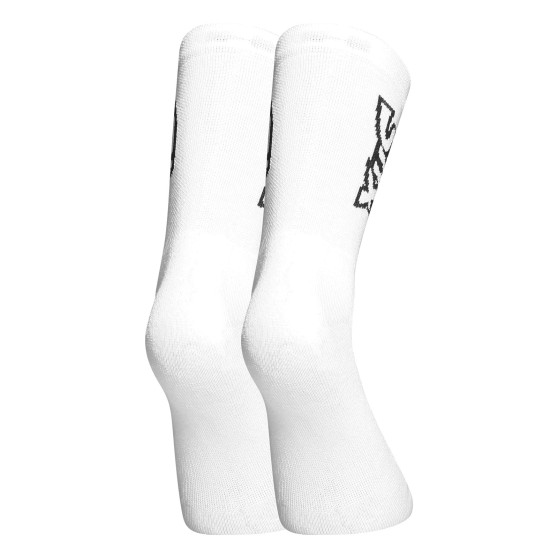 Čarape Styx visoka bijela s crnim logom (HV1061)
