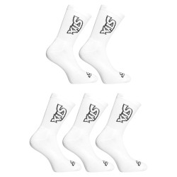 5PACK čarape Styx visoki bijeli (5HV1061)