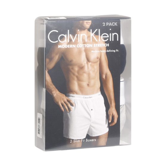 2PACK muške bokserice Calvin Klein višebojan (NB1396A-BHY)