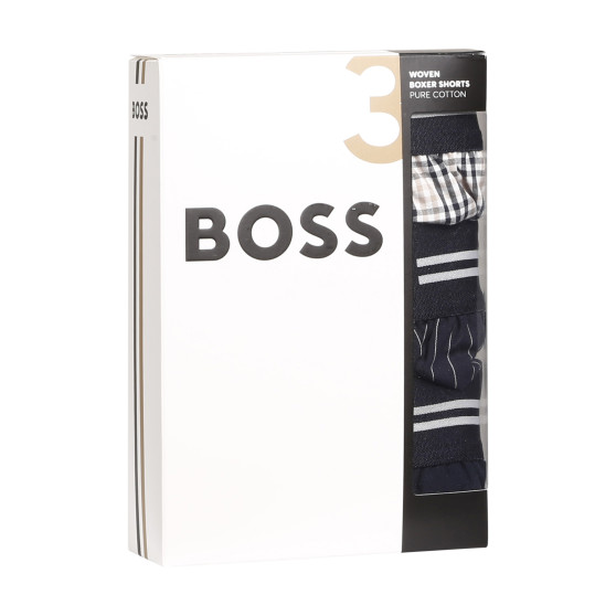 3PACK muške bokserice BOSS višebojan (50480034 275)