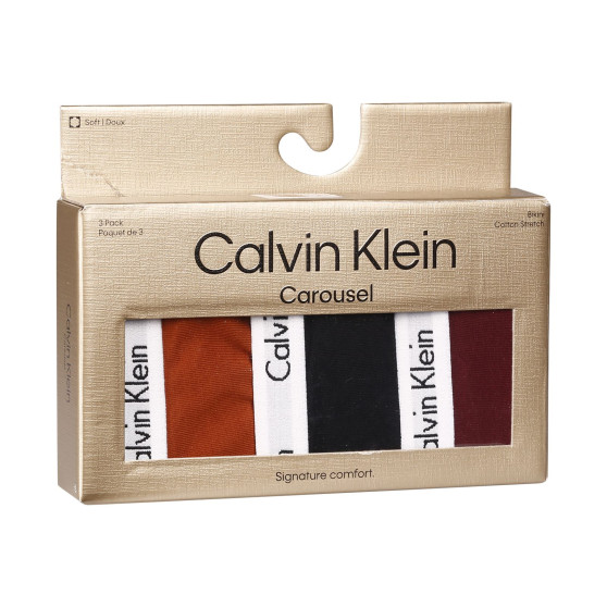 3PACK žensko donje rublje Calvin Klein višebojan (QD5146E-HVT)