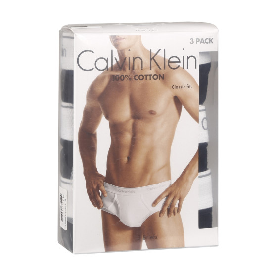 3PACK muške slip gaće Calvin Klein crno (NB1398A-001)