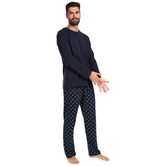 Muška pidžama Gino višebojan (79147)