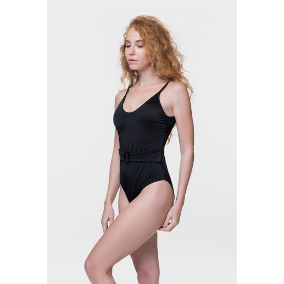 Jednodijelni menstrualni kupaći kostim Dorina Aqua Moon Wave Black (DOR202)